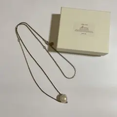 Soierieソワリー パールネックレス シルバー