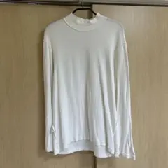 ANATOMICA ホワイト モックネックカットソー