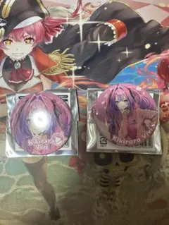 綺々羅々ヴィヴィ　大阪オフィシャルショップ　缶バッジ　2個セット