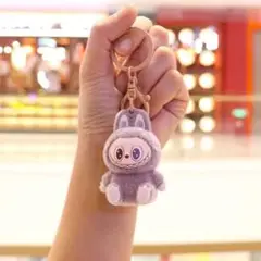 ラブブ LABUBU キーホルダー ブラウン