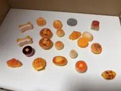 食品モチーフのレジンデコレーションパーツ 20個セット