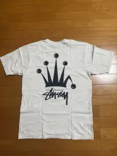 Stussy クラウンバックプリントロゴTシャツ