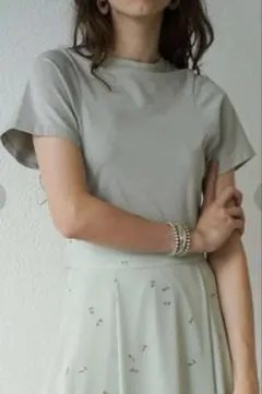 clane SCOOP SLEEVE COMPACT TOPS 松本恵奈