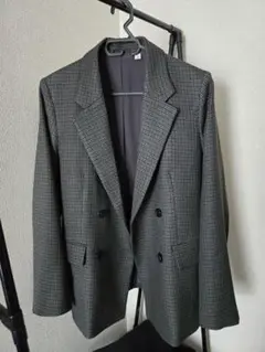 【タグ付き未使用品】GU グレー チェスターコート M