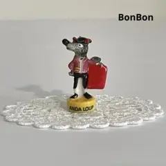 闘牛士のオオカミ　フェーブ　ヴィンテージ　フェーヴ　フランス　陶器　ミニチュア