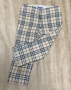 【美品】BURBERRY BLUE LABEL ノバチェック 七分丈パンツ 38