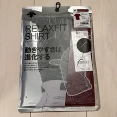 デサント 野球 アンダーシャツ 半袖 丸首 エンジ