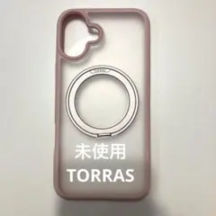 TORRAS ピンク iPhone16Plus用ケース マグネットリング付き