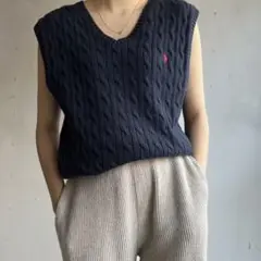 Vintage knit vest