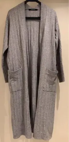 Lugnoncure ロングカーディガン 上着 グレー