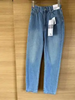 新品　バッグナンバー　テーパードデニム