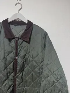 BRITISH KHAKI オリーブグリーン キルティングジャケット 4L