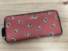 P1107-12 コーチ ラウンドジップ 長財布