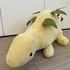 恐竜時代　きょうりゅう　黄色　クリーム色　恐竜ぬいぐるみ