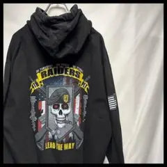 CHARLIE BATTERY スカル　RAIDERS パーカー　9