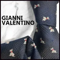 GIANNI VALENTINO ジャンニヴァレンチノ ネクタイ ネイビー