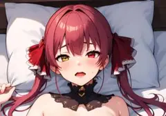 ホロライブ シークレット バスタオル タペストリー 宝鐘マリン