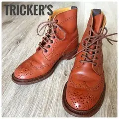 超美品 イングランド製 Tricker's トリッカーズ カントリーブーツ 24
