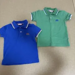 クリフメイヤー　ポロシャツ 2枚セット 青 緑　双子コーデ