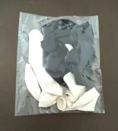 風船　黒　白　合計10個セット