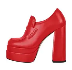 インポート♡ PLATFORM LOAFERS♡red