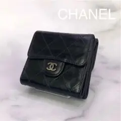 CHANEL シャネル 財布 コンパクトウォレット ブラック