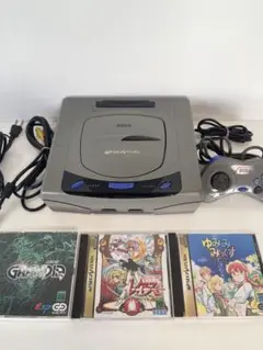 セガサターン 本体 コントローラー ゲームソフト3本付き
