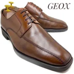 GEOX ジェオックス レザースワールトゥ 茶 ブラウン 25.5cm