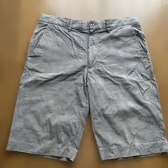 GAP 100%コットン Lサイズ ショートパンツ グレー チェック