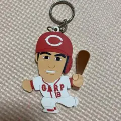 広島東洋カープ 緒方 キーホルダー
