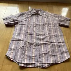 Kent ストライプ 半袖シャツ L