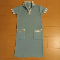 49av. junko shmada水色 ポロシャツ M チュニック