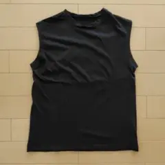ノースリーブTシャツ　カットソー ブラック　黒　Mサイズ　レディース