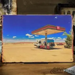〖ブリキ看板〗ROUTE66 レトログラフ ⑪ / ルート66 / 20x30㎝