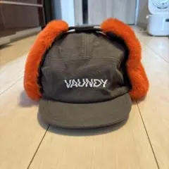 Vaundy フライトキャップ　オレンジ　ワッペン付き
