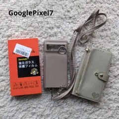 Google Pixel7　ケース　手帳型　ショルダー型　保護フィルムおまけつき
