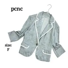 ピクニックカンパニー pcnc テーラードジャケット ショート丈 日本製