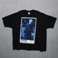 メンズXXL【A品】00sアンビルMANILOW Tシャツ黒1984