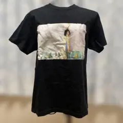 ゆりあんプリント 黒 半袖Tシャツ