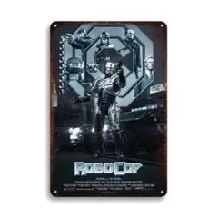 新品 RoboCop ロボコップ ブリキ看板 ヴィンテージ風 映画ポスター
