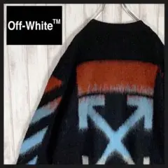 【確実正規品】OFF WHITE クロスアロー 希少XLサイズ 即完売 ニット