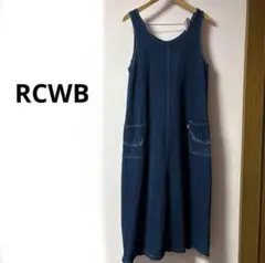 RCWB ★ デニム ワンピース ジャンパースカート ノースリーブ リボン