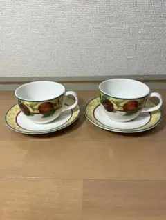 346 ロイヤルドルトン カップu0026ソーサー2客 未使用