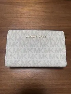 MICHAEL KORS 二つ折り財布 ベージュ モノグラム