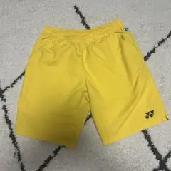 イエロー ハーフパンツ ヨネックス　YONEX