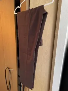ブラウン スラックス ポリエステル製