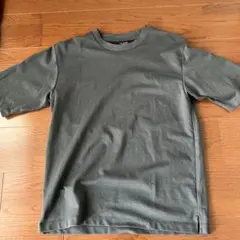 GU⭐︎グレー Mサイズ クルーネック Tシャツ