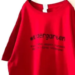 ギルダン キンダーガーテン ナイツ Tシャツ XL レッド 赤 古着