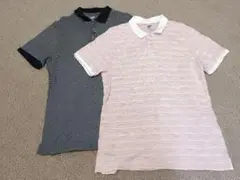 メンズ　ポロシャツ　oldnavy　2着　セット　普段着　ゴルフ　半袖　M　L