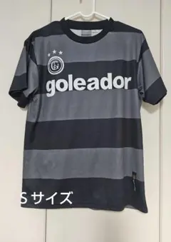 goleador ゴレアドールストライプシャツ グレー・ブラック　Ｓサイズ